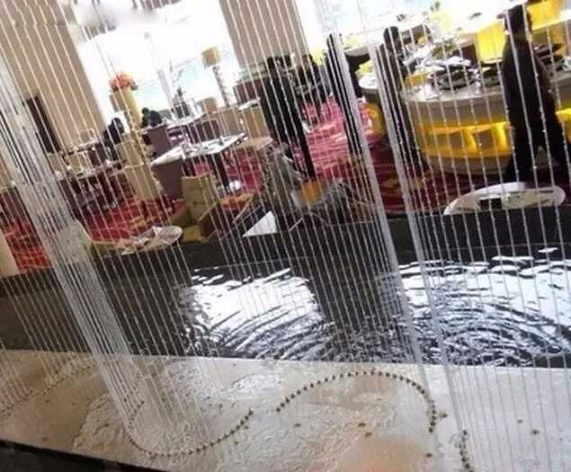 水簾實景