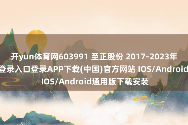 開yun體育網603991 至正股份 2017-2023年報-開云kaiyun登錄入口登錄APP下載(中國)官方網站 IOS/Android通用版下載安裝